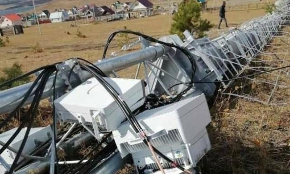 В Башкирии жители снесли вышку сотовой связи Т2 из-за близости к селу